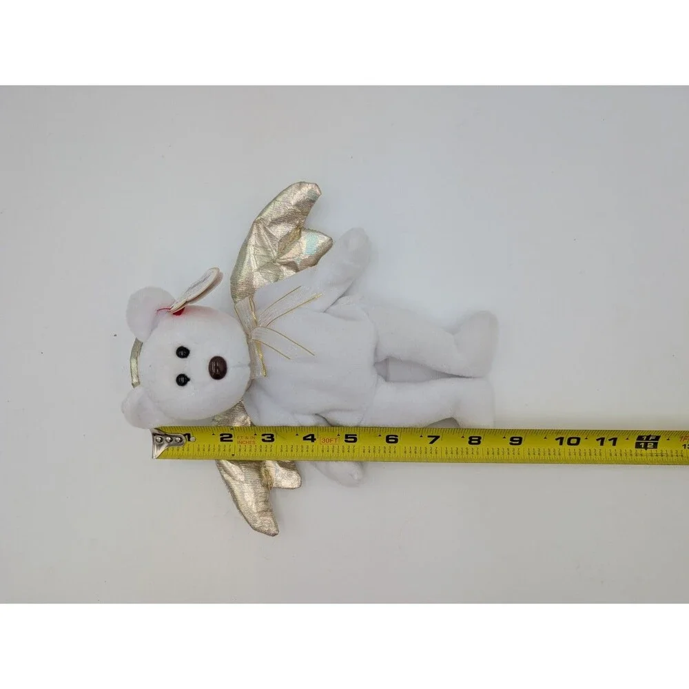 Ty Beanie Babies Halo II 2000 Angel Bear W/ Wings & Halo With Tag Plush Doll Toy